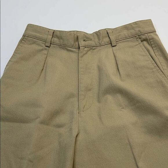 LANDS END Womens 6 Regular Khaki Ankle Pants - Picture 2 of 4